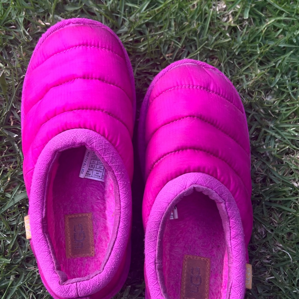 UGG Pink Quilted Slippers